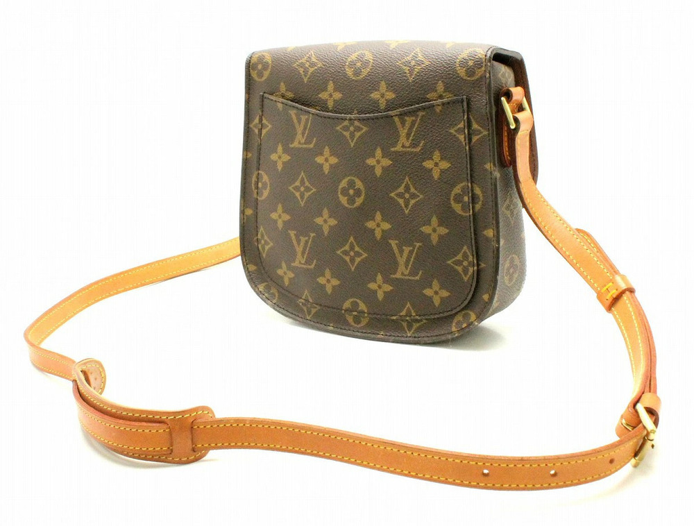 Louis Vuitton Saint Crossbody Shoulder Bag Cloud Monogram Clutch Brown